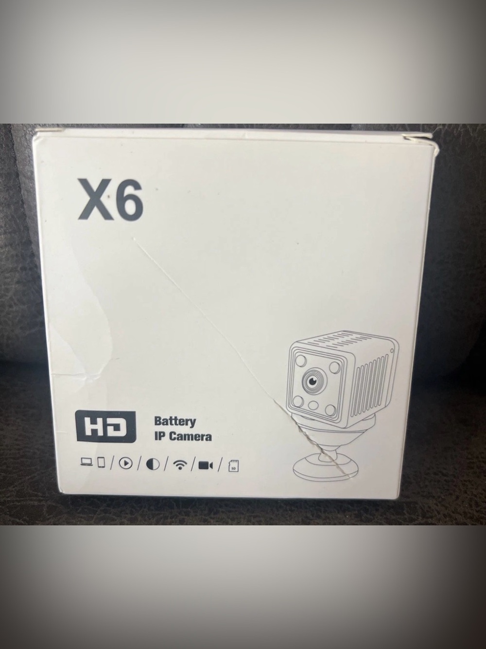 NWT HD 6X Battery IP Camera WDR Detection TFCard Cloud 20FPS Modern Surveillance